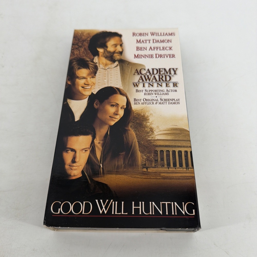 Good Will Hunting 1997 VHS see description Matt Damon Ben Affleck Robin Williams